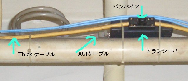 10Base5 のトランシーバ 